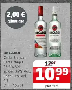 Getränke Quelle Bacardi carta blanca Angebot