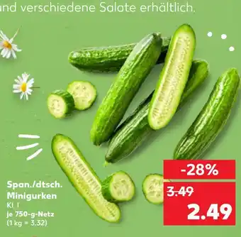 Kaufland Span./dtsch. minigurken Angebot