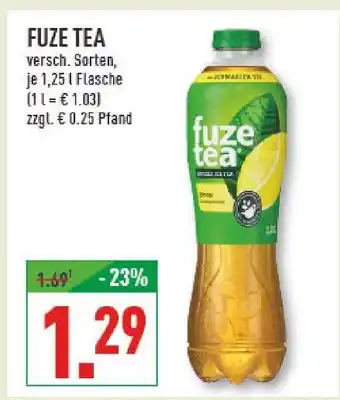 Marktkauf Fuze tea Angebot