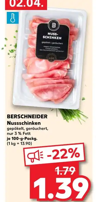 Kaufland Berschneider nussschinken Angebot
