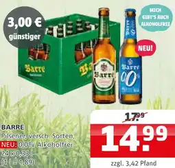 Getränke Quelle Barre pilsener Angebot