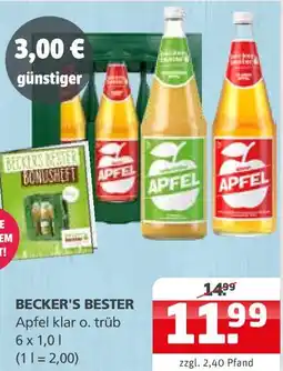 Getränke Quelle Becker's bester apfel klar Angebot