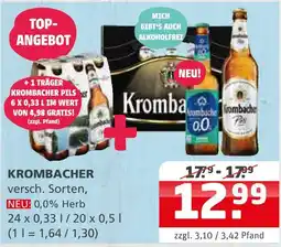 Getränke Quelle Krombacher bier Angebot