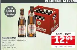 Getränke Quelle Allersheimer urpils Angebot