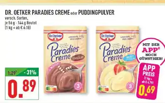 Marktkauf Dr. oetker paradies creme Angebot