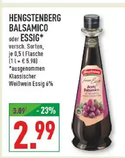 Marktkauf Hengstenberg balsamico essig Angebot