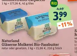 tegut Gläserne molkerei naturland bio-fassbutter Angebot