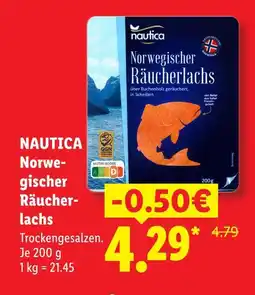 Lidl Nautica norwegischer räucherlachs Angebot