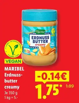 Lidl Maribel erdnussbutter creamy Angebot