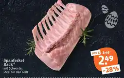 tegut Spanferkel rack Angebot