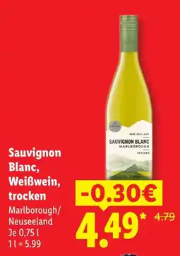 Lidl Sauvignon blanc Angebot