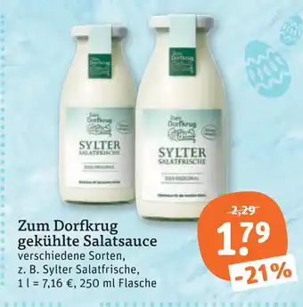 tegut Zum dorfkrug gekühlte salatsauce Angebot