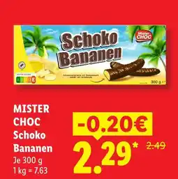 Lidl Mister choc schoko bananen Angebot