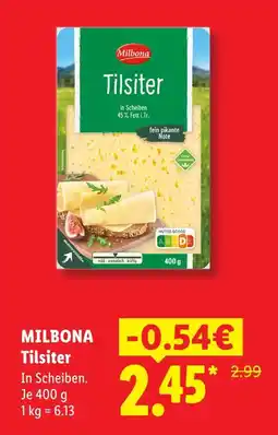 Lidl Milbona tilsiter Angebot