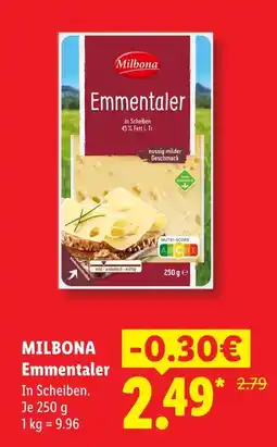 Lidl Milbona emmentaler Angebot