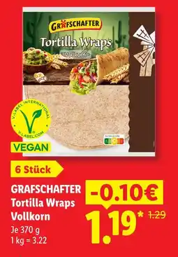 Lidl Grafschafter tortilla wraps vollkorn Angebot