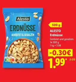 Lidl Alesto erdnüsse Angebot