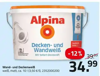 ROLLER Alpina wand- und deckenweiß Angebot