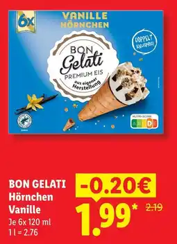 Lidl Bon gelati hörnchen vanille Angebot