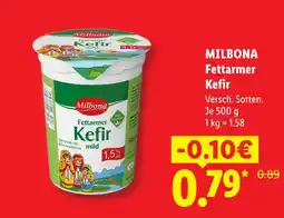 Lidl Milbona fettarmer kefir Angebot
