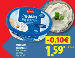 Lidl Milbona frischkäse der sahnige Angebot