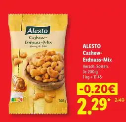 Lidl Alesto cashew-erdnuss-mix Angebot