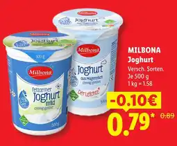 Lidl Milbona joghurt Angebot