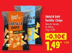 Lidl Snack day tortilla chips Angebot