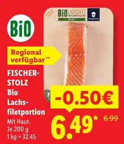 Lidl Fischerstolz bio lachsfiletportion Angebot
