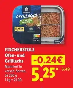 Lidl Fischerstolz ofen- und grilllachs Angebot