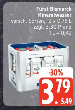 Edeka Fürst bismarck mineralwasser Angebot