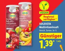 Lidl Solevita roter multivitamin Angebot