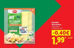 Lidl Bioland käsescheiben Angebot