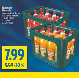diska Lichtenauer limonade Angebot