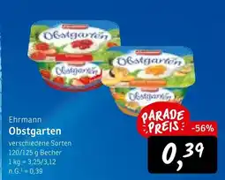 KONSUM Ehrmann obstgarten Angebot