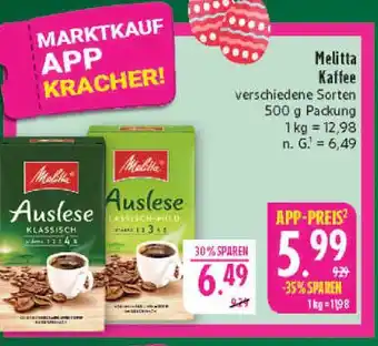 Marktkauf Melitta kaffee Angebot