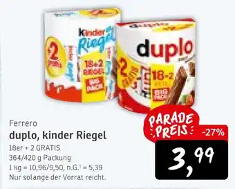 KONSUM Ferrero duplo Angebot