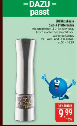 Marktkauf Edeka zuhause salz- & pfeffermühle Angebot