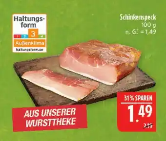 Marktkauf Schinkenspeck Angebot