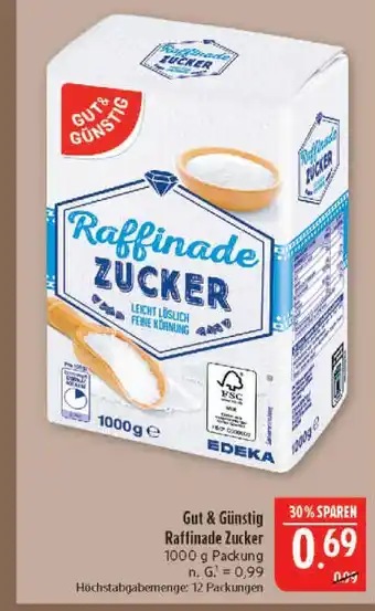 Marktkauf Gut & günstig raffinade zucker Angebot
