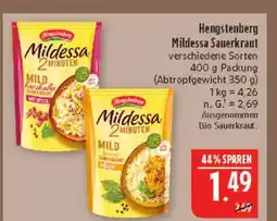 Marktkauf Hengstenberg mildessa sauerkraut mild mit karotten und paprika Angebot
