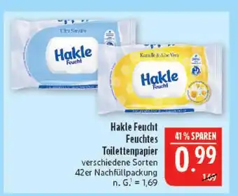 Marktkauf Hakle feucht feuchtes toilettenpapier Angebot