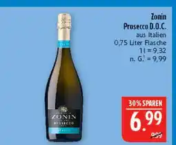 Marktkauf Zonin prosecco d.o.c Angebot