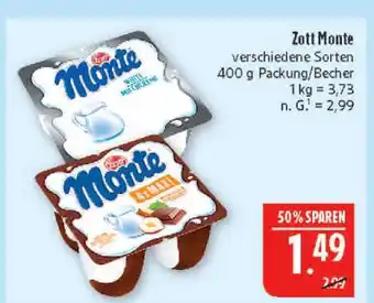 Marktkauf Zott monte Angebot