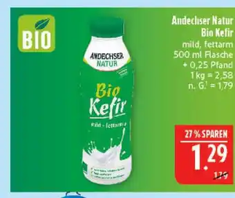 Marktkauf Andechser natur bio kefir Angebot