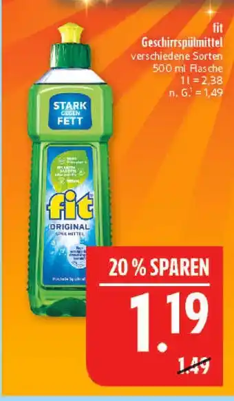 Marktkauf Fit geschirrspülmittel Angebot