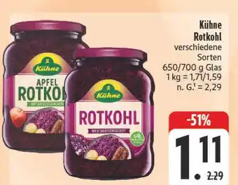 Edeka Kühne apfel rotkohl Angebot