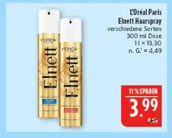 Marktkauf L'oréal paris elnett haarspray Angebot
