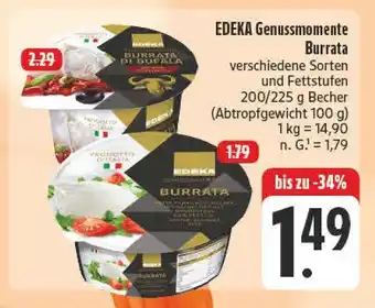 Edeka Edeka genussmomente burrata Angebot