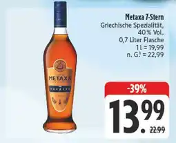 Edeka Metaxa 7-stern Angebot